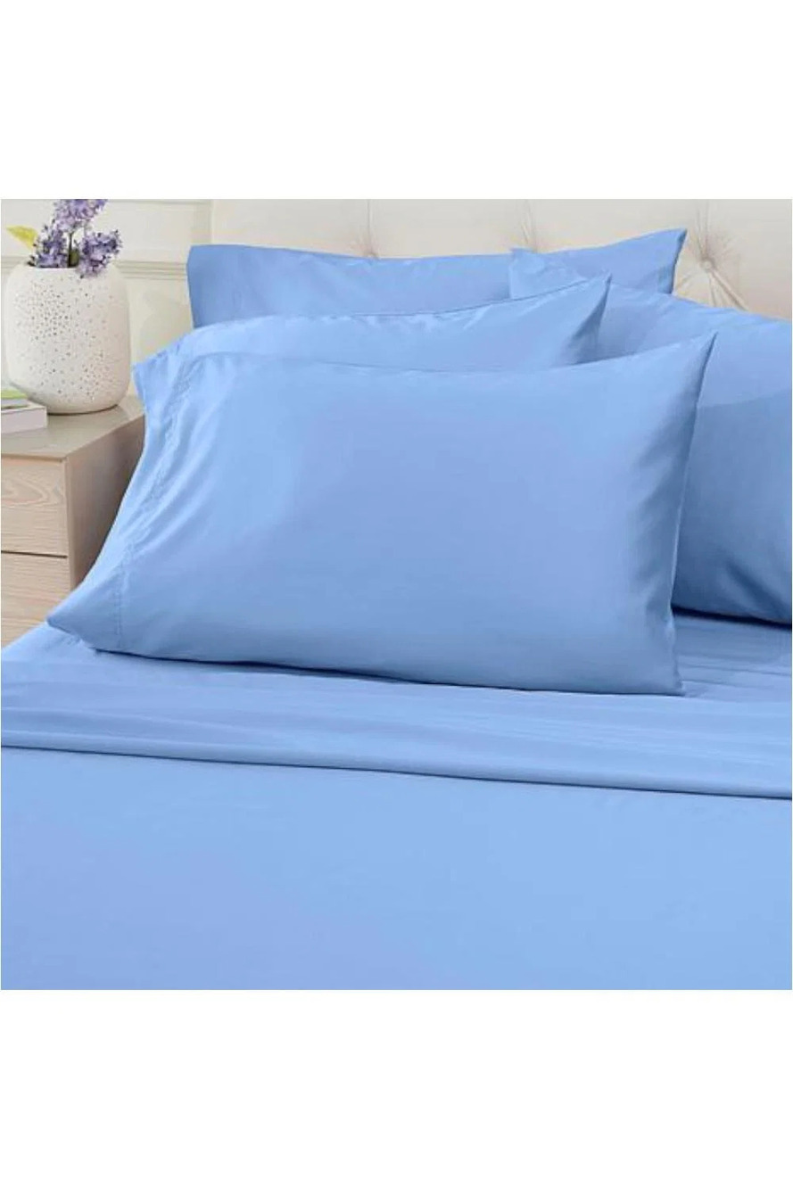 Concierge Collection 6-pack 100TC Bamboo Coolxtra Sheet Serenity Blue